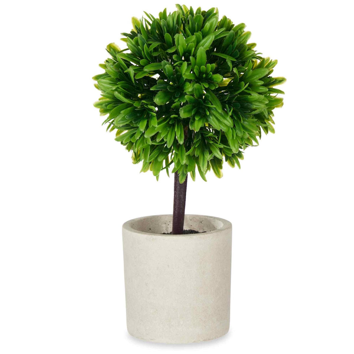 Sztuczny krzew ozdobny w ceramicznej doniczce, 24 cm