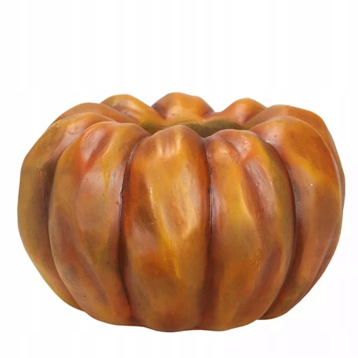 ŚWIECZNIK DYNI 2w1 dynia na HALLOWEEN POMARAŃCZOWA tealight kandelabr 11cm