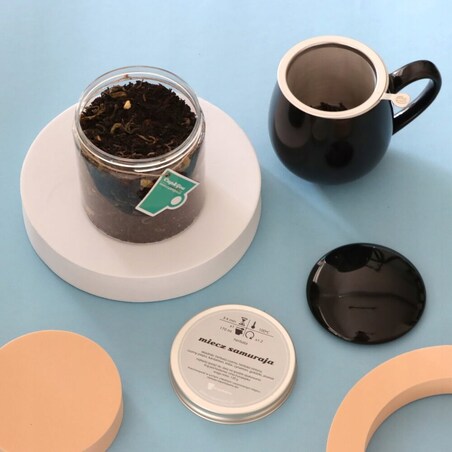 Herbata czarna MIECZ SAMURAJA o smaku rozgrzewającej mieszanki przypraw - herbata liściasta sypana mieszanka napar susz - gotowa na prezent upominek