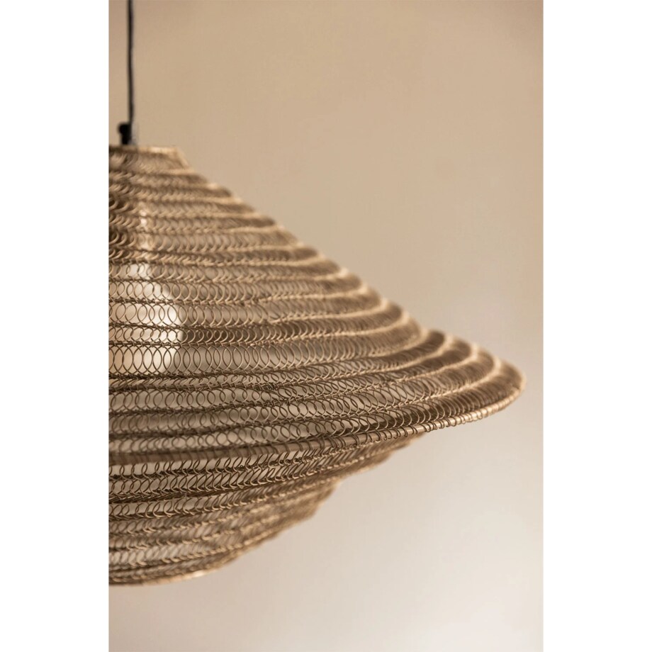 Lampa wisząca z metalowej siatki Zulma Ø65 cm