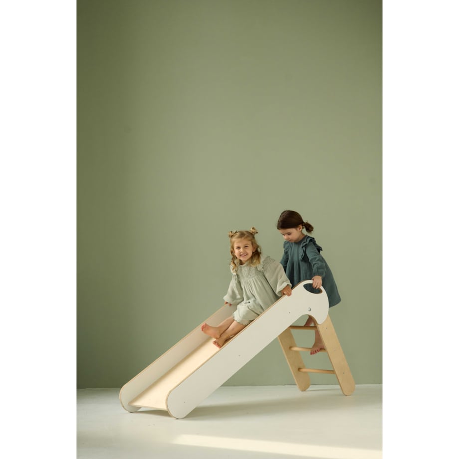 Drewniana zjeżdżalnia dla dzieci - składana