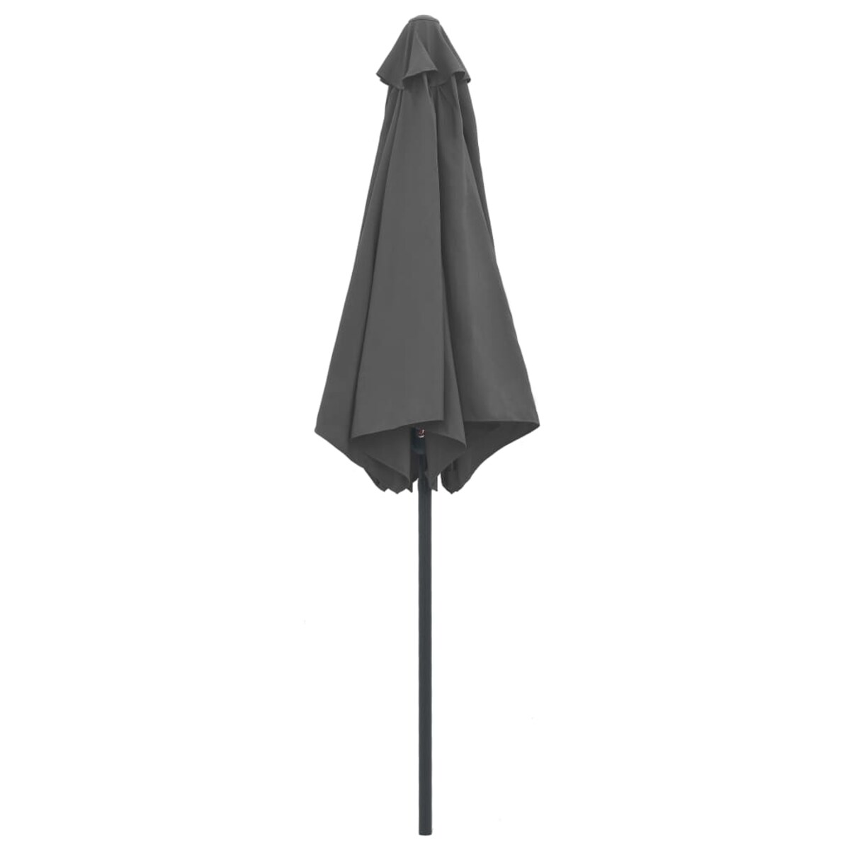 vidaXL Parasol ogrodowy na aluminiowym słupku, 270x246 cm, antracytowy