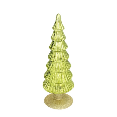 Dekoracja Green Christmas Tree 28cm boże narodzenie, święta, świąteczne, zielony, 9 x 28 cm