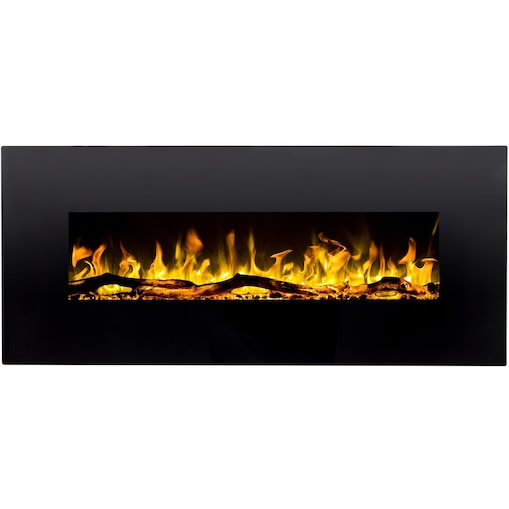 Kominek elektryczny AFLAMO Albion 42 NH - ścienny i do zabudowy - 110x49x14 cm - kominek LED bez funkcji grzania