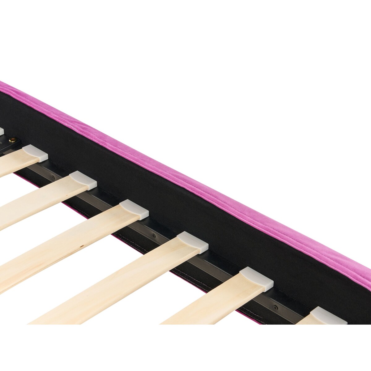 Wymienne obicie do łóżka 90 x 200 cm fuksjowe FITOU