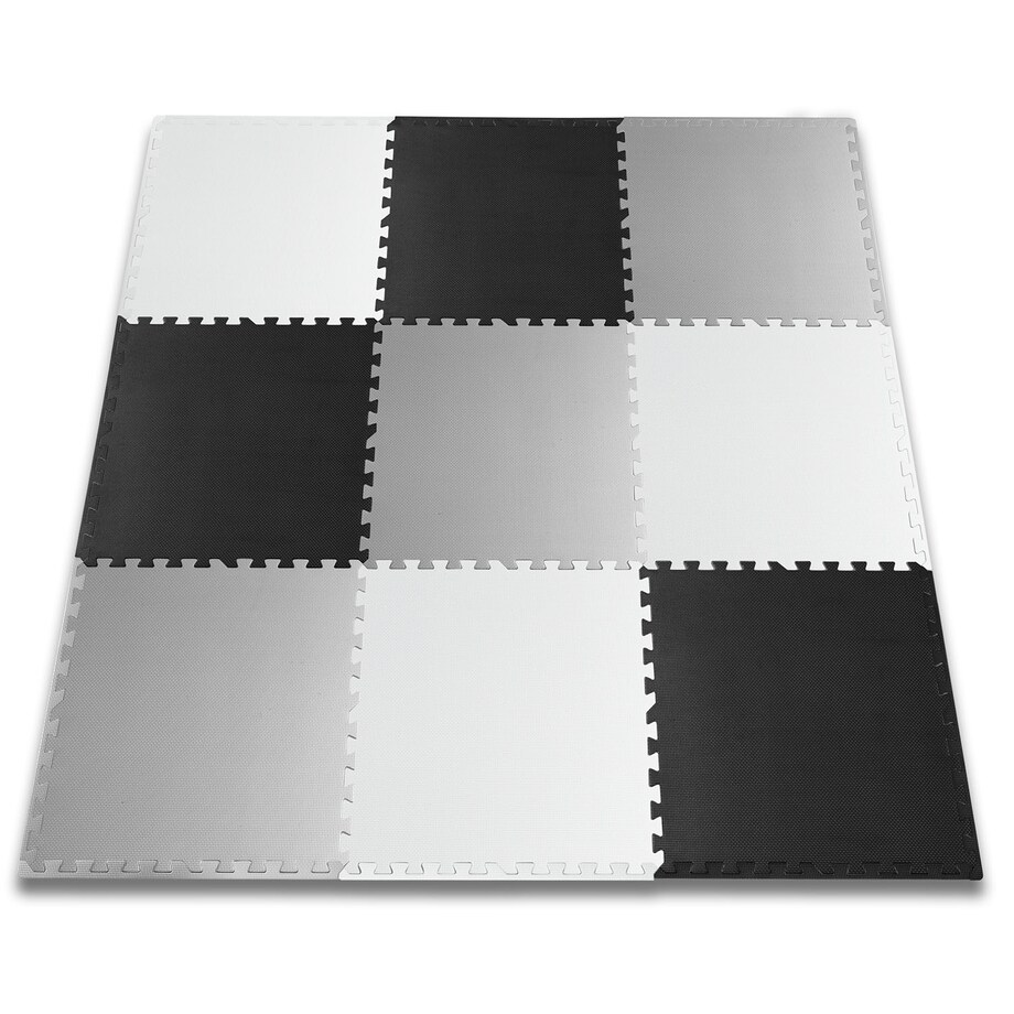 Duża mata piankowa puzzle piankowe 180x180cm 9szt Ricokids szachownica