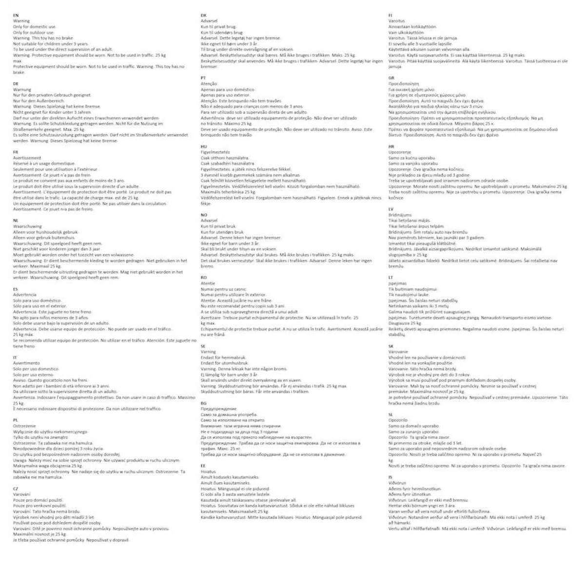 vidaXL Rowerek biegowy, 9,5 cali, różowy