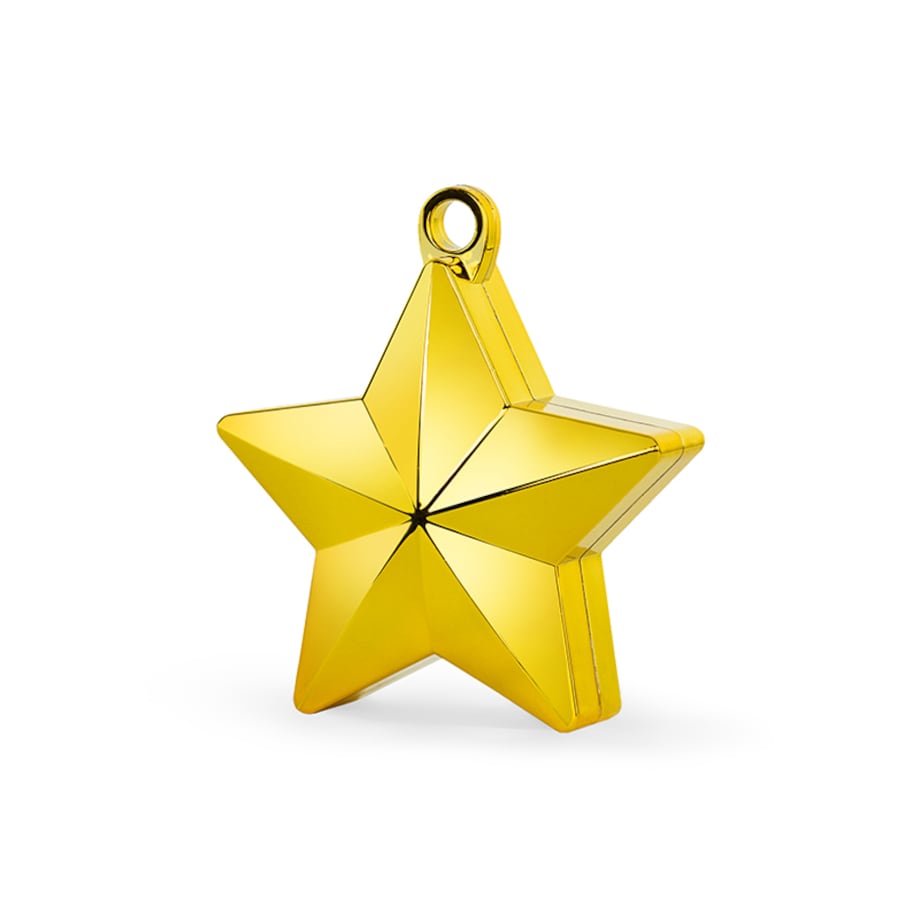 Ciężarek do balonów Gwiazdka, złoty