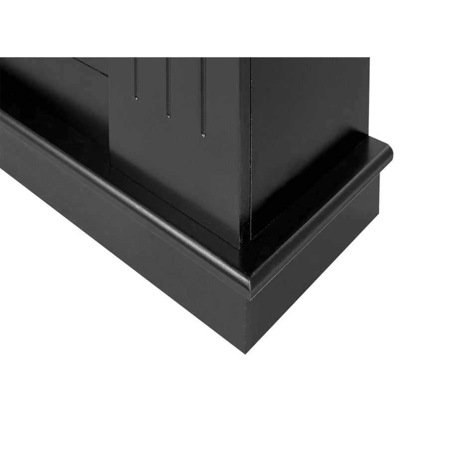 Portal kominkowy czarny TUMARE