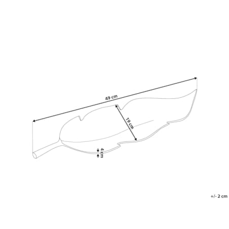 Półmisek 49 cm srebrny AMRUS