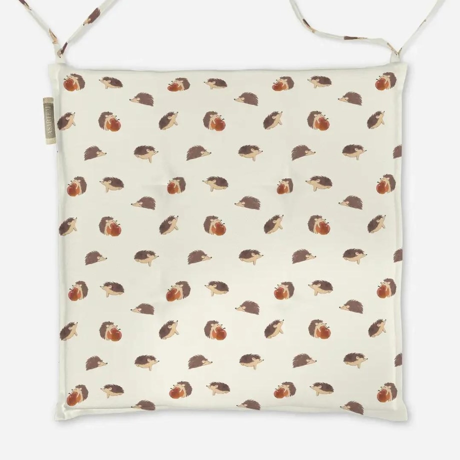 Poduszka świąteczna na krzesło - Jeżyki