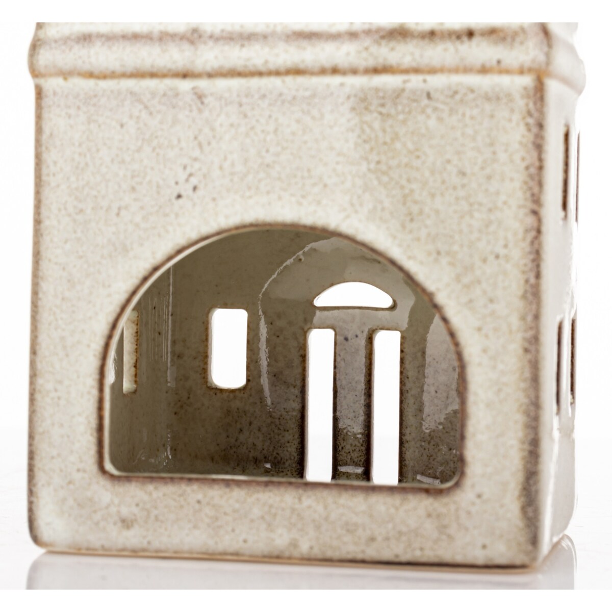 Domek kamienica 20x8x6,5 cm LYS kamionkowy brązowy