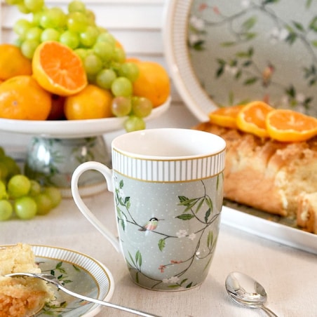 VILLA ITALIA Kubek porcelanowy 330 ml NORIKO GREEN