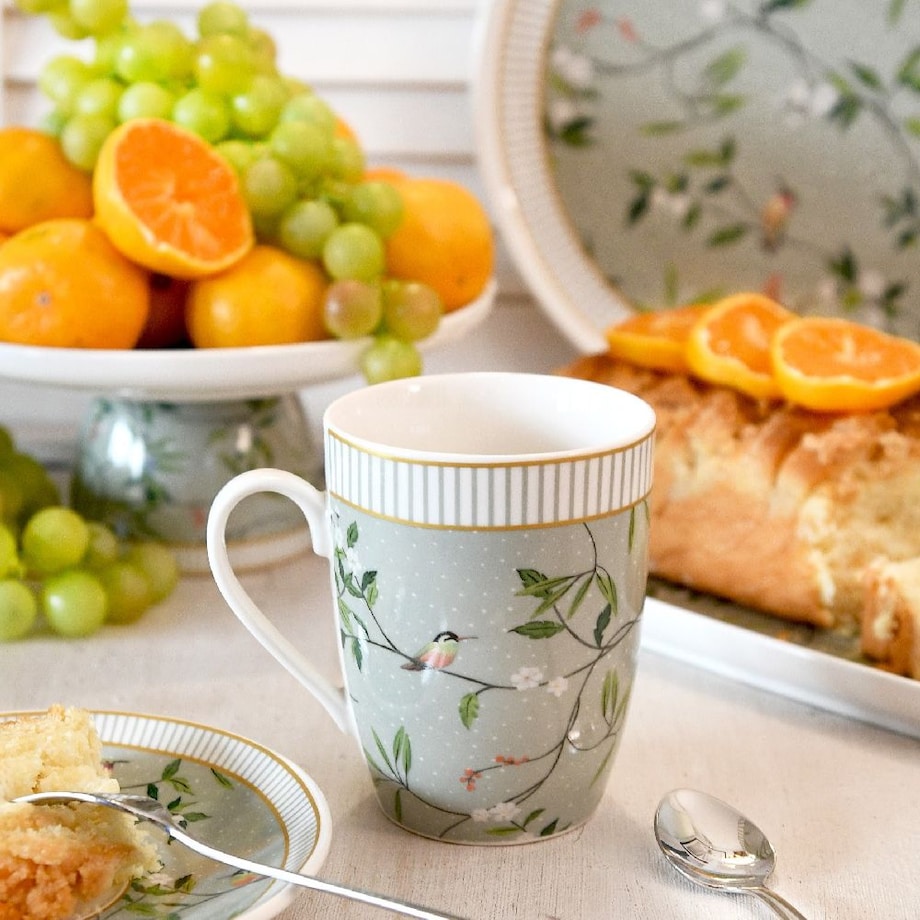 VILLA ITALIA Kubek porcelanowy 330 ml NORIKO GREEN