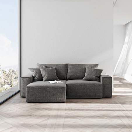 Melow Sofa narożna - szara