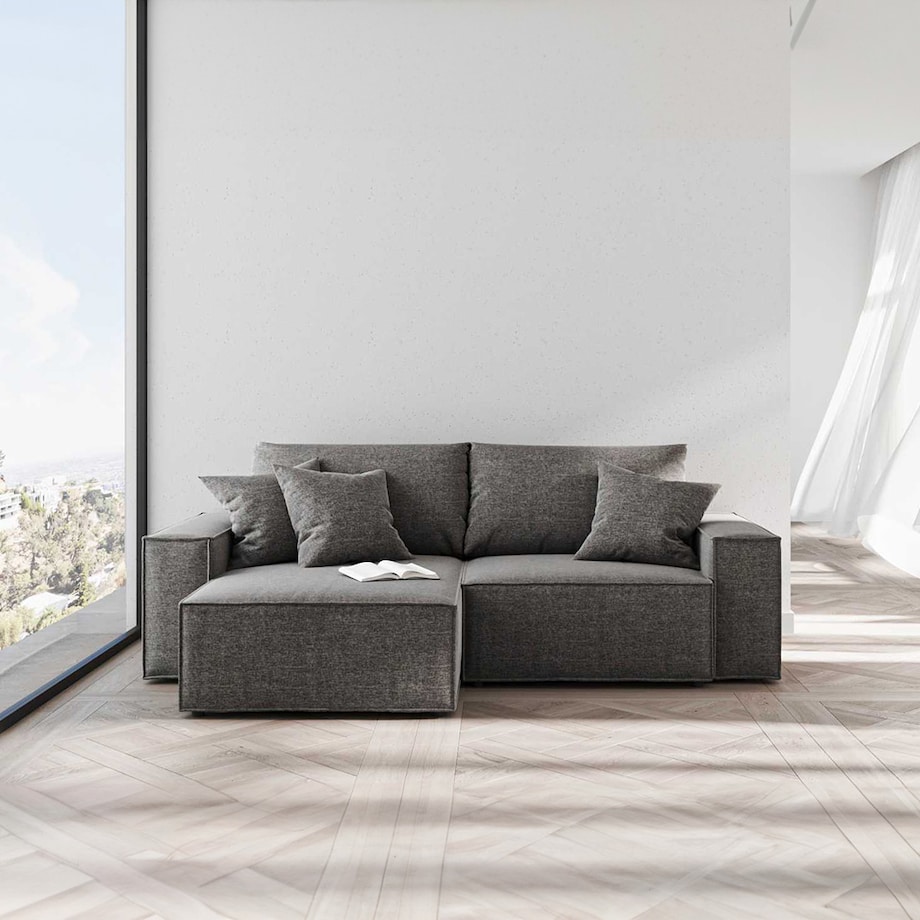 Melow Sofa narożna - szara