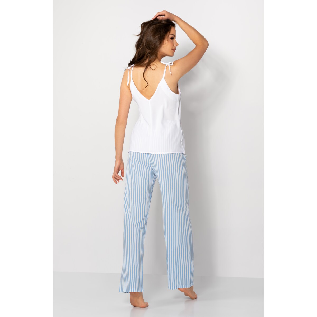 Piżama Erica White-Baby Blue, S