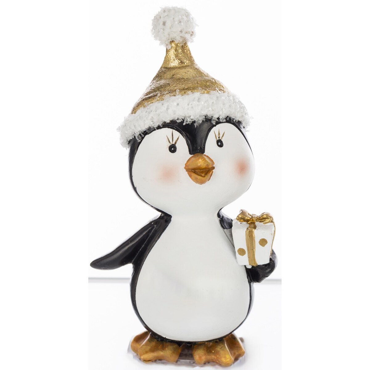 Dekoracja para pingwinków 9x5x3,5 cm PINGUINI