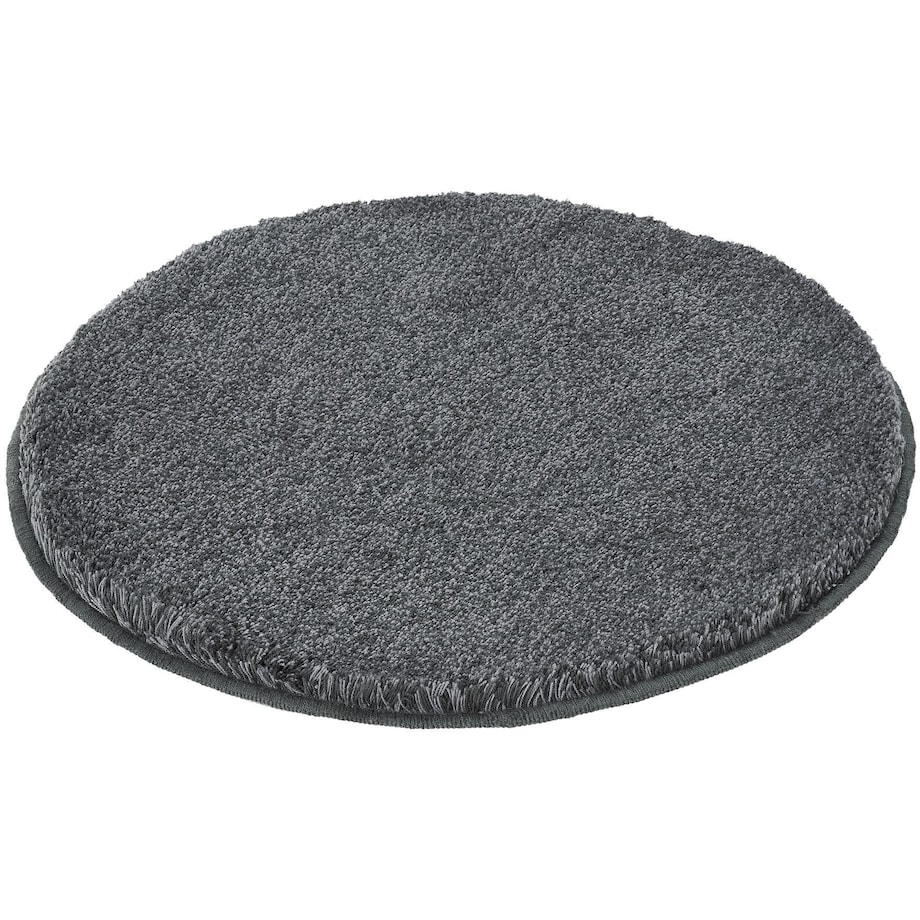 Kleine Wolke Relax Dywanik łazienkowy szary 100 cm okrągły