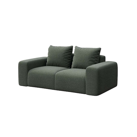 Monce Sofa 2 osobowa ciemnozielona