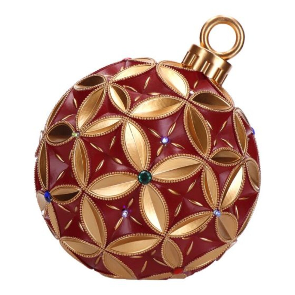 Bombka czerwona LED 29,5 cm Timstor