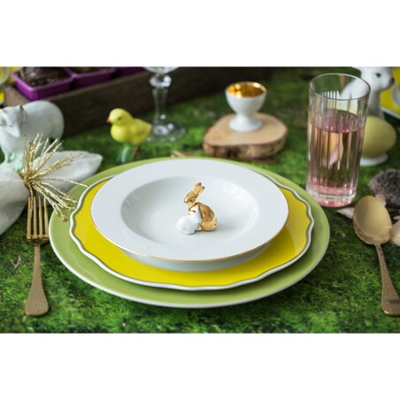 Zajączki złoty i biały G456