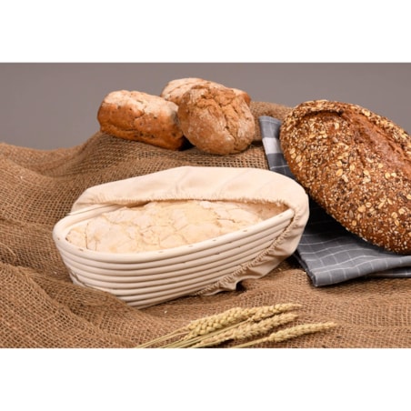 Koszyk do wyrastania chleba, owalny 35 x 15 cm, Kesper