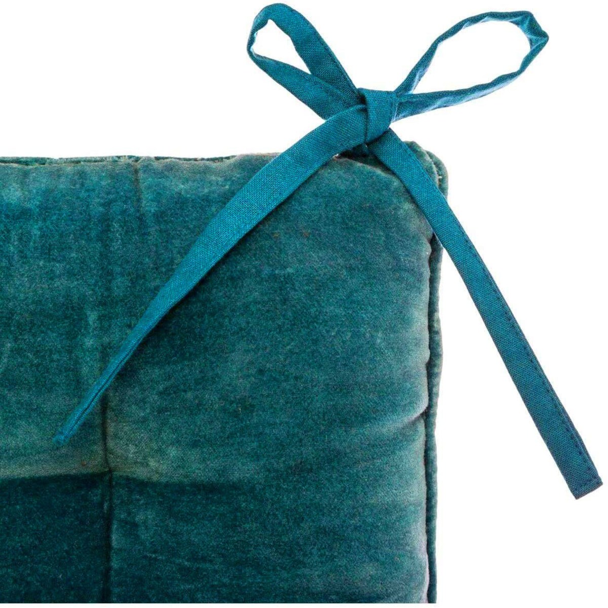 Poduszka na krzesło z welurowym pokryciem, 38 x 38 cm