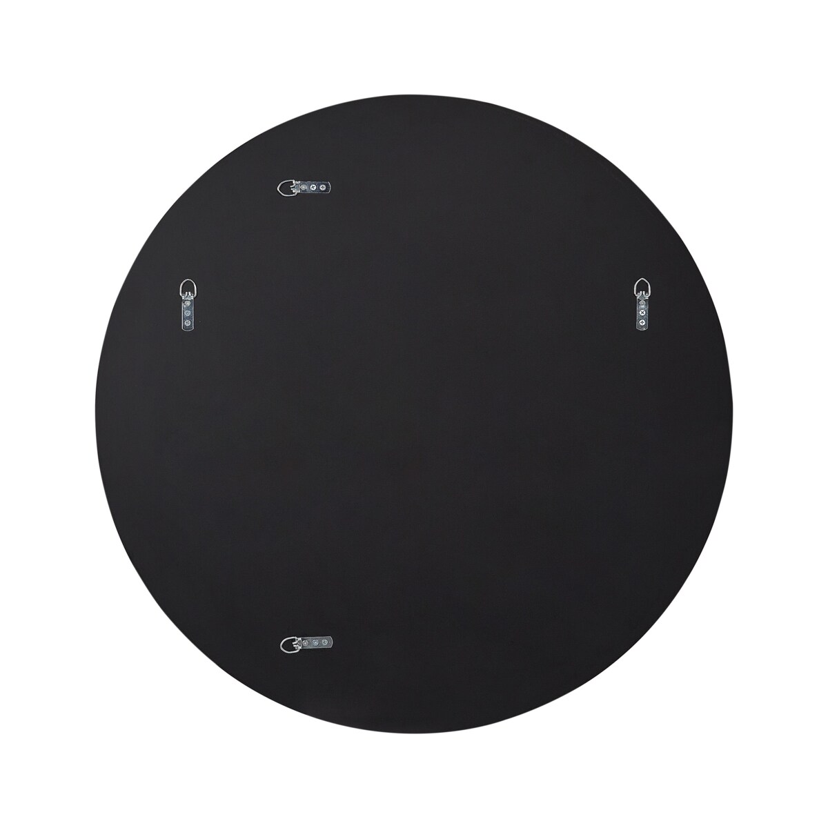 Okrągłe lustro ścienne 79 cm różowe złoto CHARRON