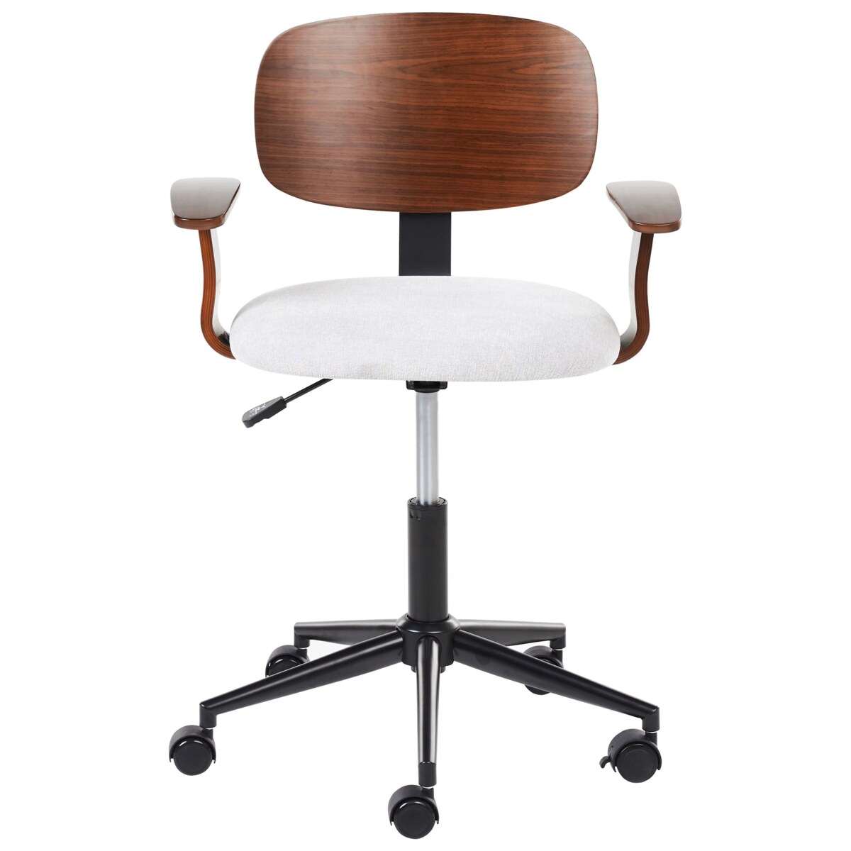 Fotel biurowy GUNNISON Len Jasnoszary