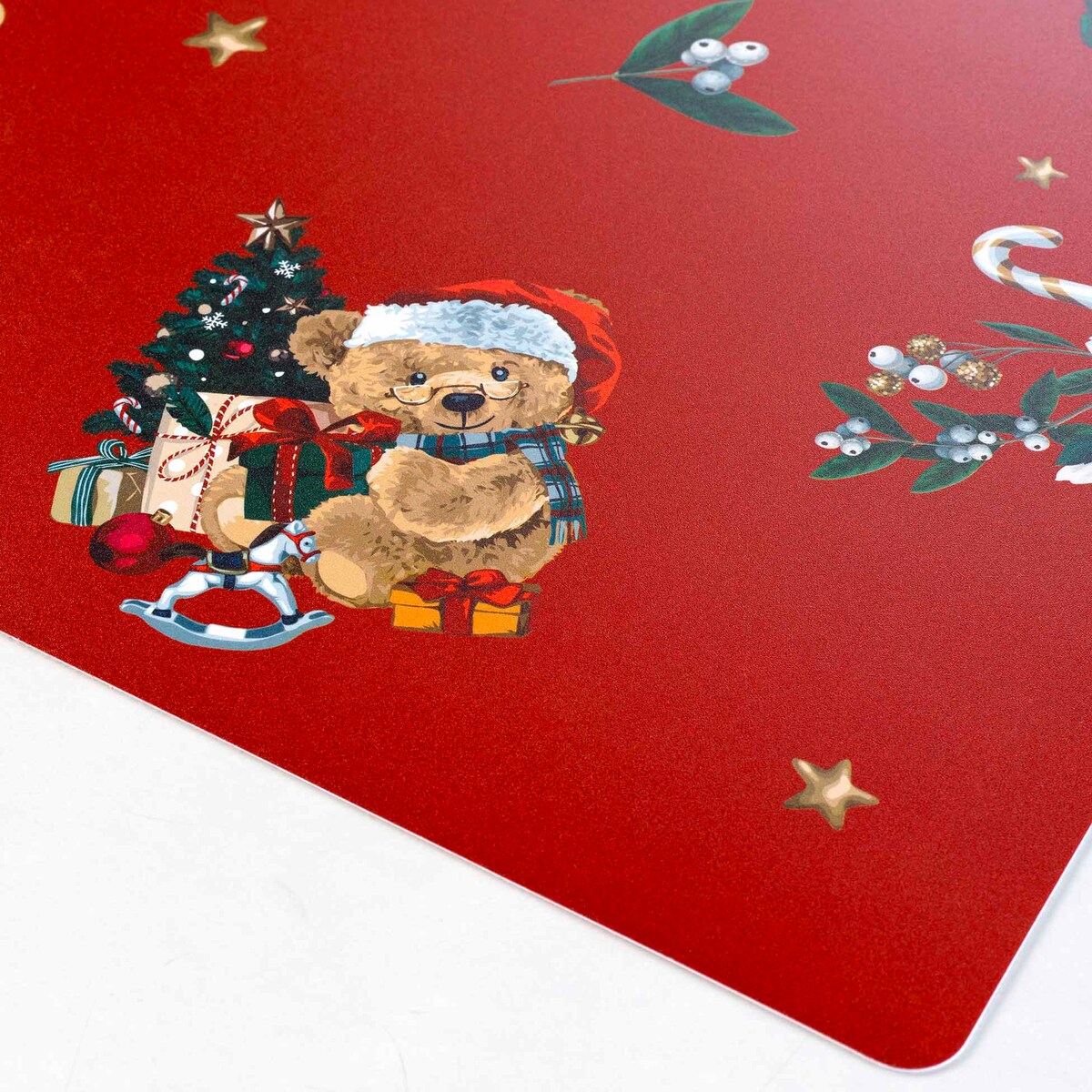 Podkładka na stół ze świątecznym motywem, 28,5 x 44 cm, BEARY