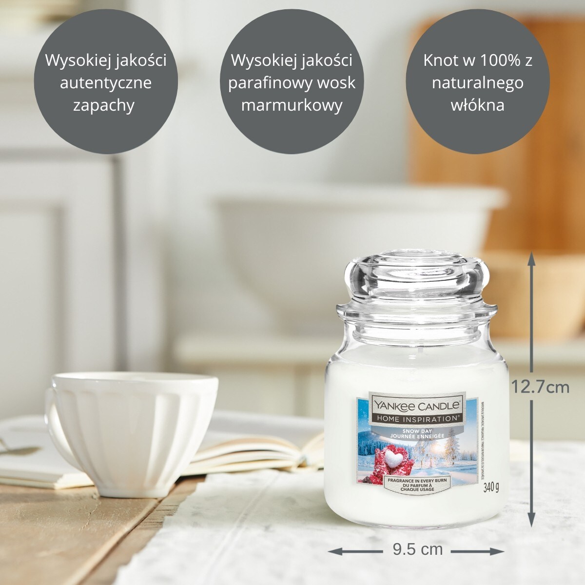 Home Inspiration świeca średnia HOME INSPIRATION