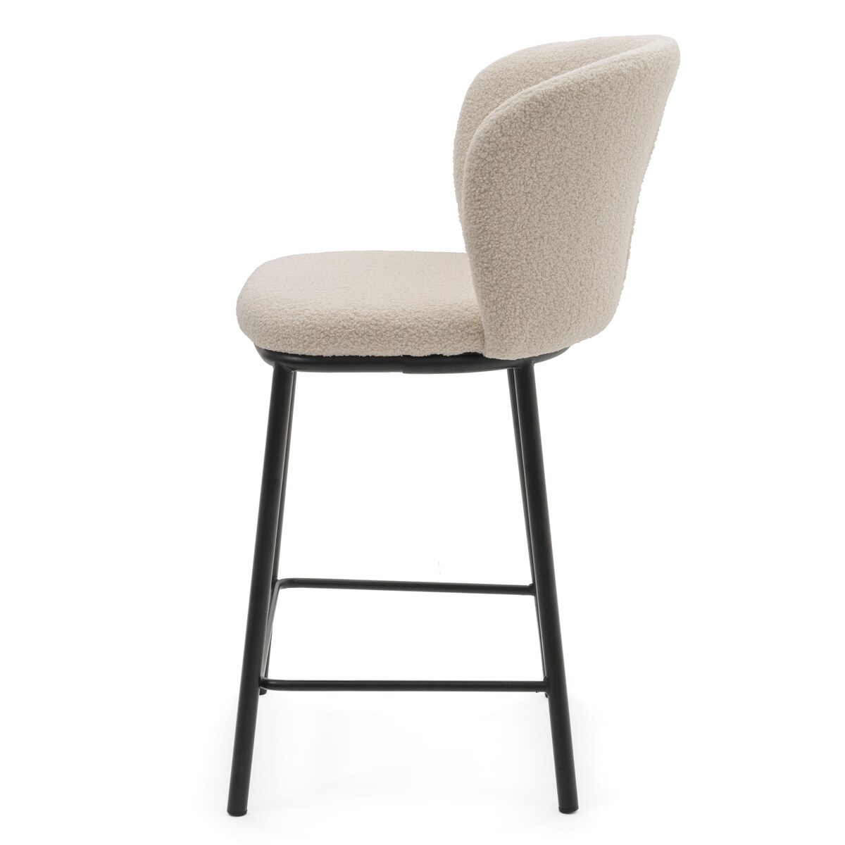 HOKER TAPICEROWANY BOUCLE TEDDY DO SALONU JADALNI BAROWY NOWOCZESNY BARI