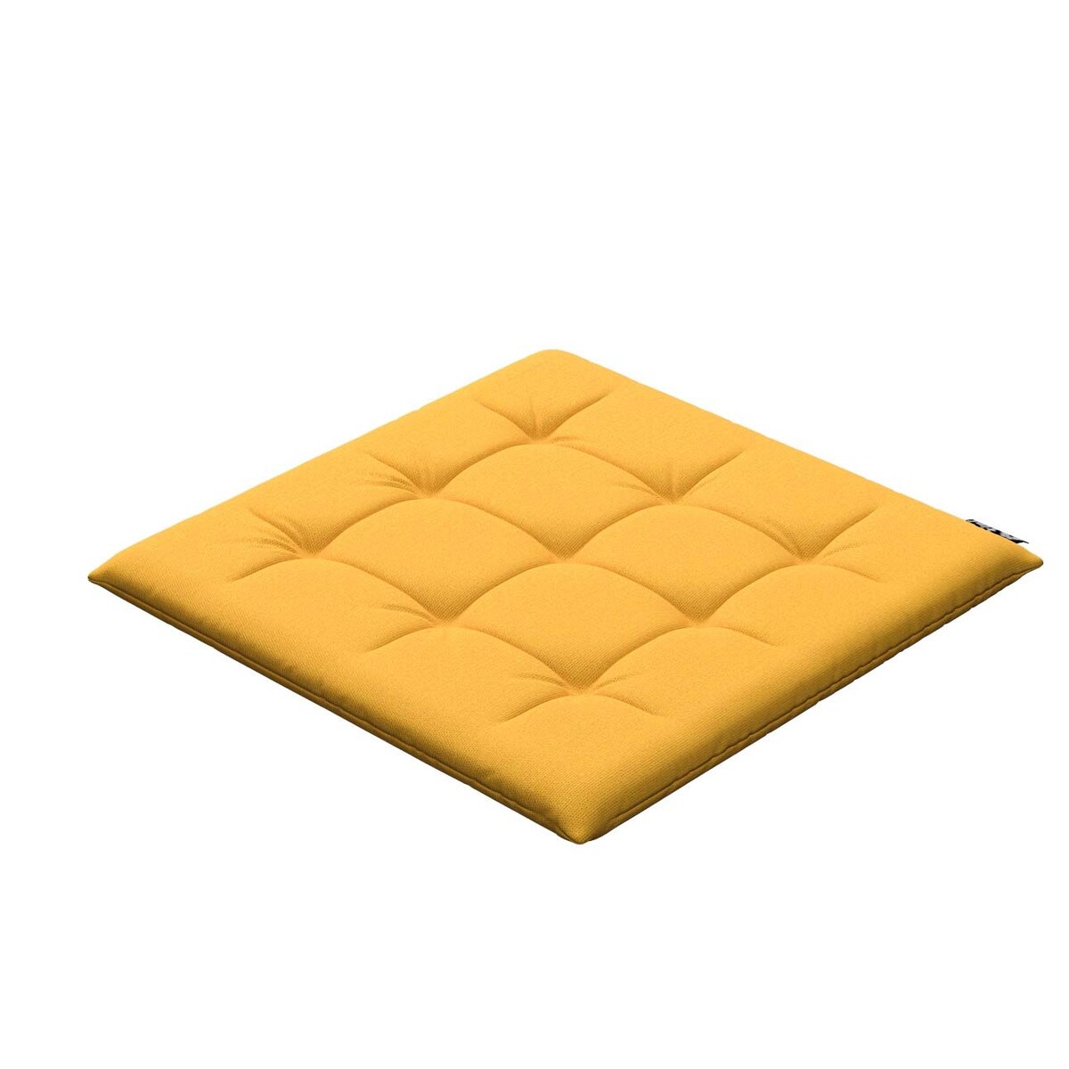 Siedzisko Eddie, słoneczny żółty, 40 x 40 x 3,5 cm, Happiness