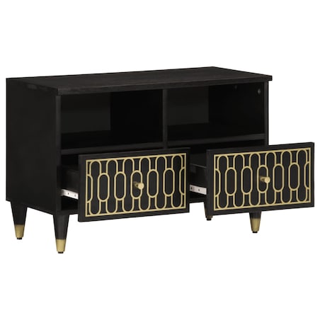 vidaXL Szafka pod telewizor, 70x33x46 cm, lite drewno mango