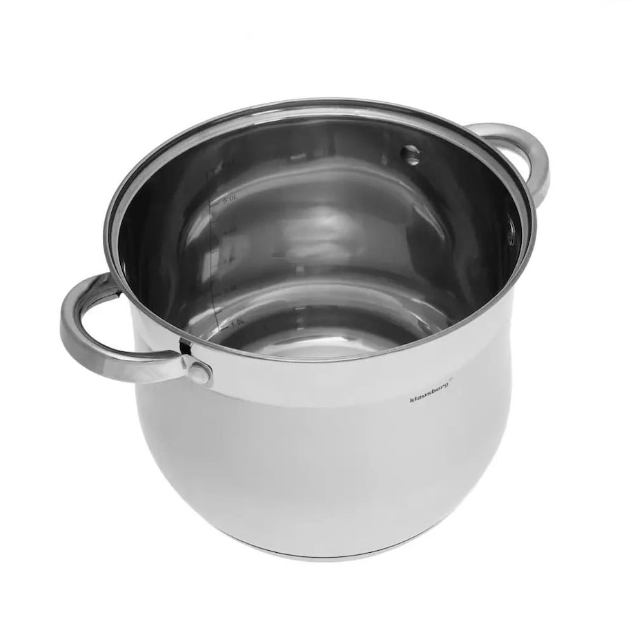 Garnek stalowy gastronomiczny duży 7.0L 22cm KLAUSBERG