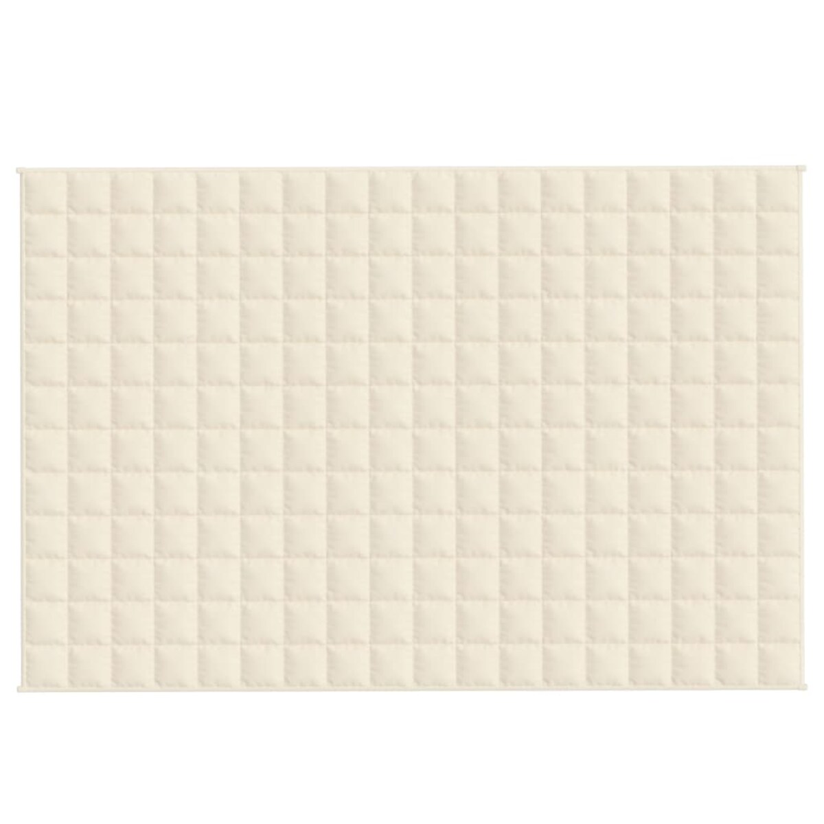 vidaXL Koc obciążeniowy, kremowy, 120x180 cm, 5 kg, tkanina