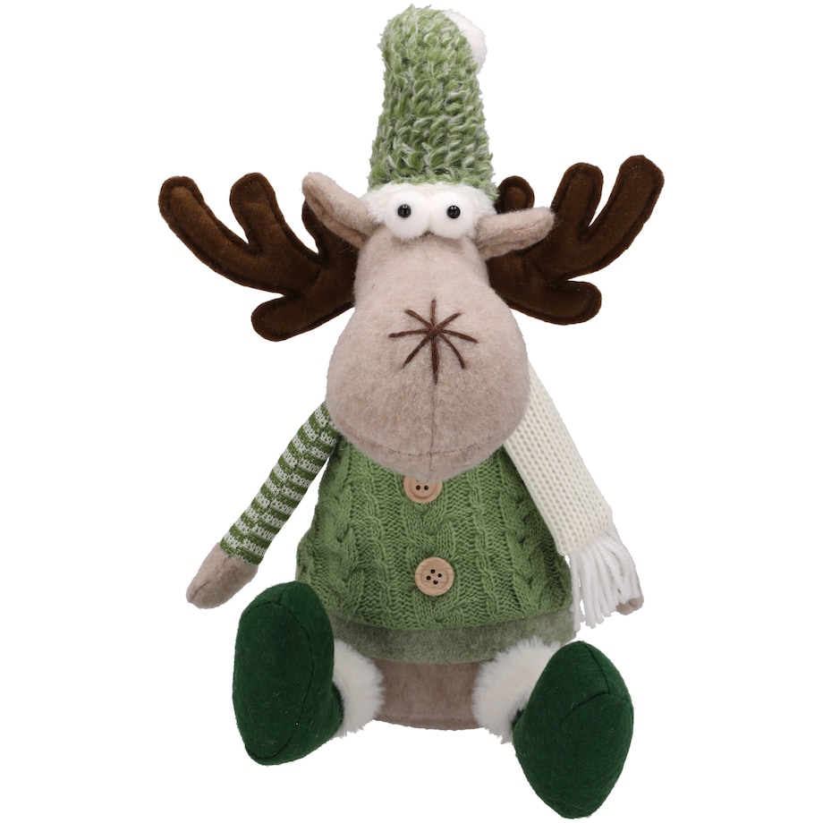 SKRZAT świąteczny RENIFER łoś gnom na święta DEKORACJA figurka JUMI