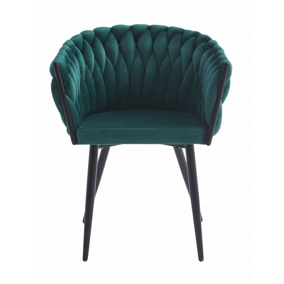 Krzesło Do Jadalni Kuchni Salonu Butelkowa Zieleń