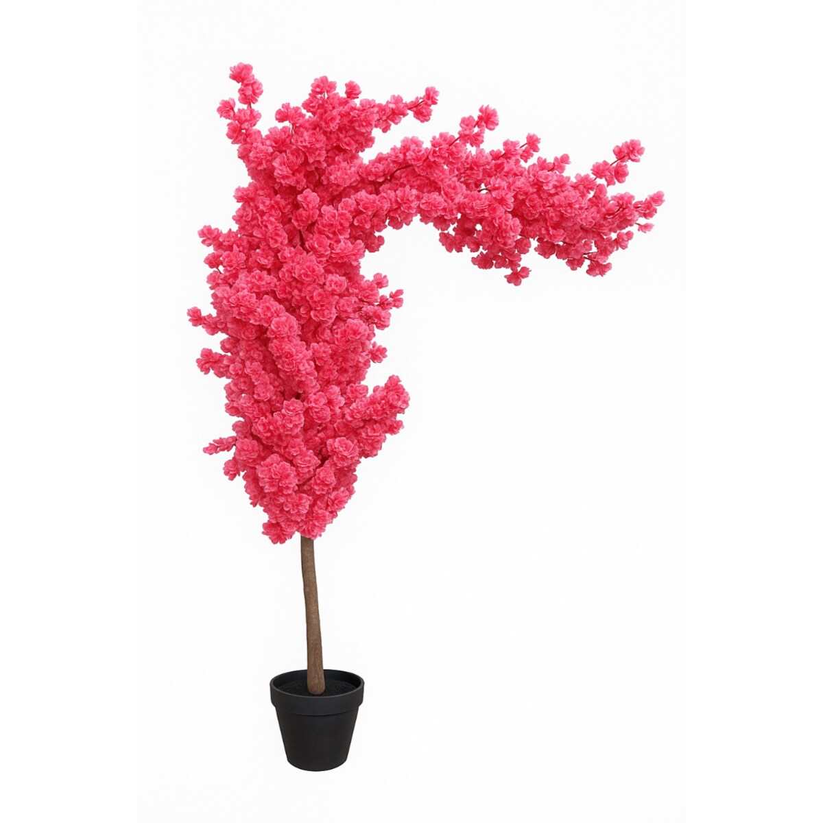 Drzewo wiśnia fuksjowa boczna na naturalnym pniu 220 cm