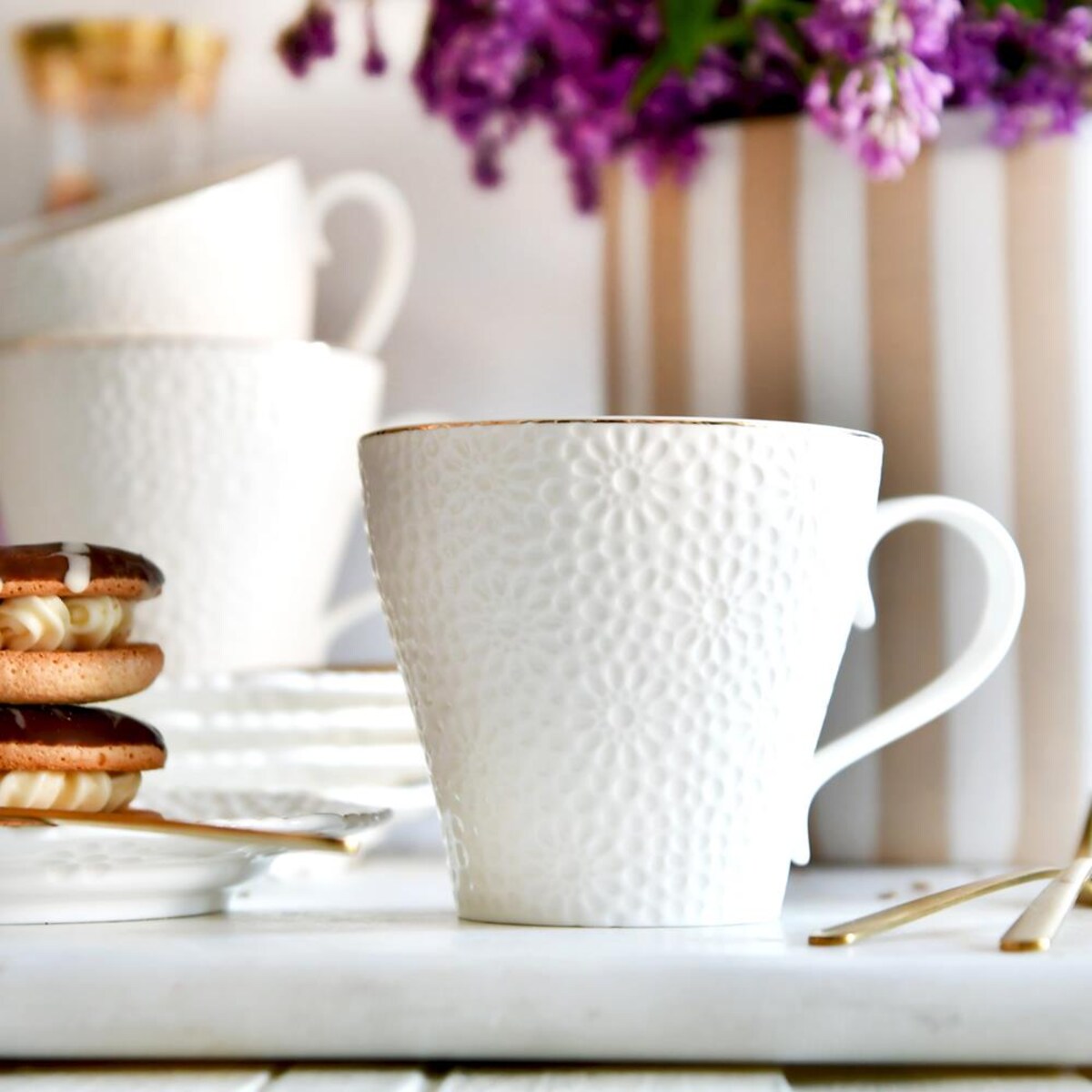 VILLA ITALIA Kubek porcelanowy 260 ml LORETTA