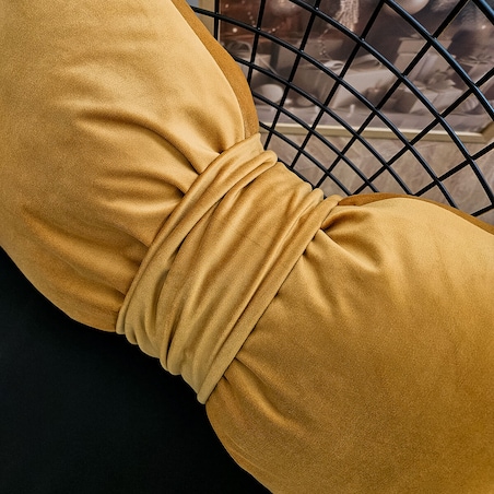 Poduszka XMAS wzór XM46 | Kokarda musztardowa 40 x 60 cm