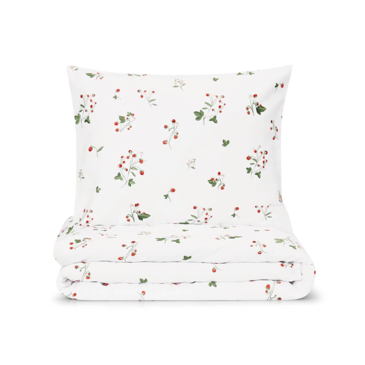 Pościel Poziomki 200 x 200 cm + 70 x 80 cm (2 szt)