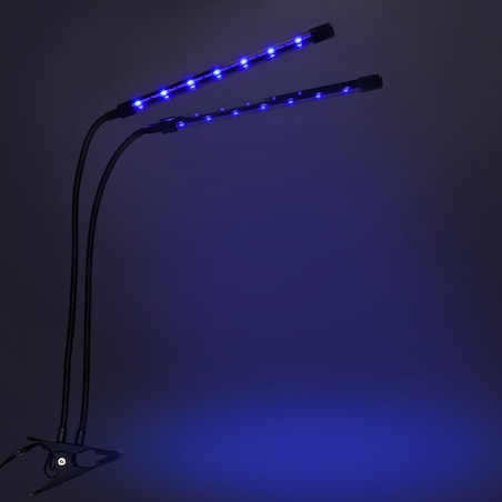 Lampa Led Do Wzrostu Roślin 40 Diod Timer 15 W Uprawa Roślin Do Domu Bez Zasilacza Sieciowego