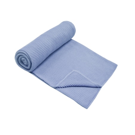 Kocyk bambusowy dla dziecka NIEBIESKI