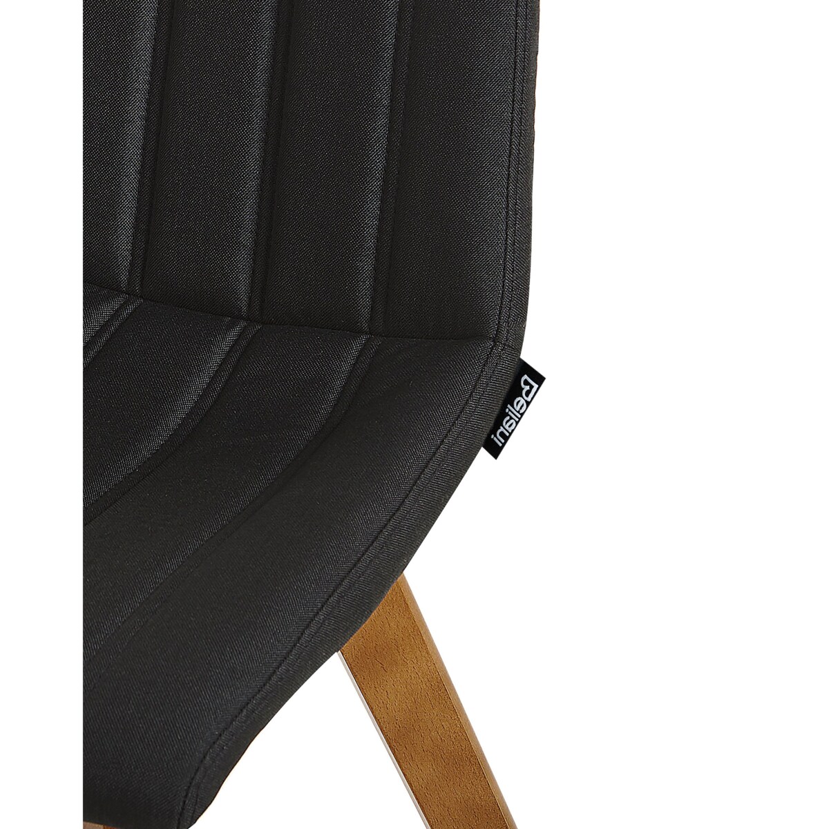 Zestaw 2 krzeseł do jadalni CALGARY Czarny