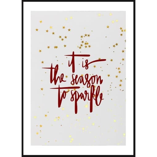 Poster Story, Plakat - It is the Season to Sparkle, wymiary 60 x 84 cm