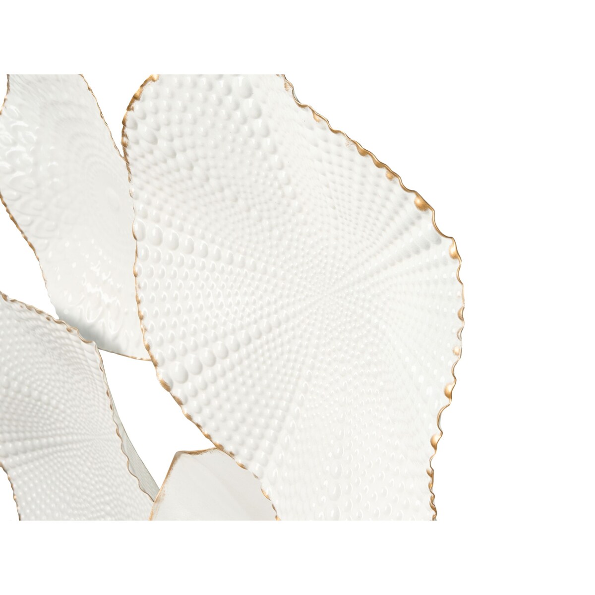 Dekoracja ścienna NEODYNIUM Metal 47 cm Biały