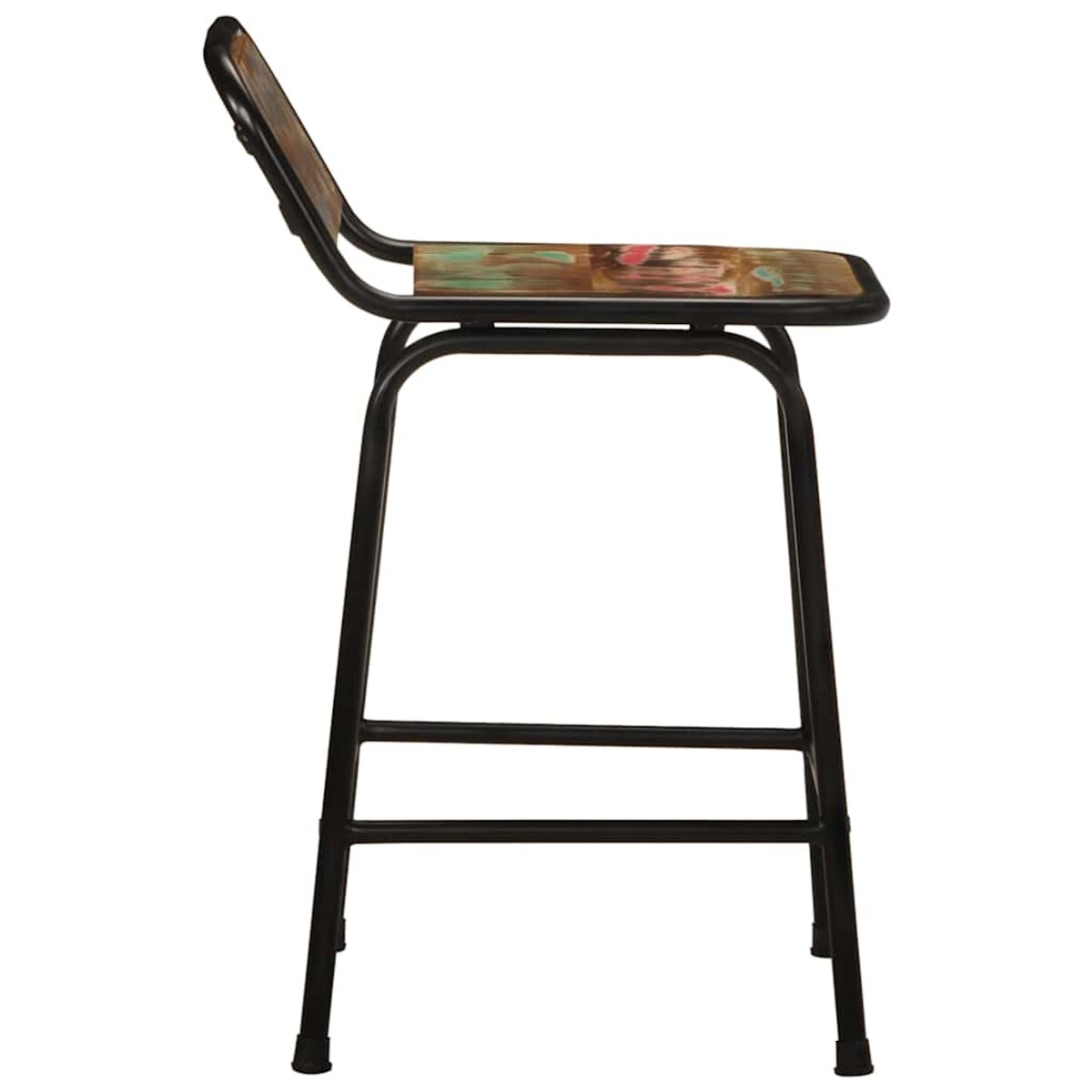 vidaXL Hokery barowe 2 szt. 46x35,5x70 cm Drewno lite odzyskane