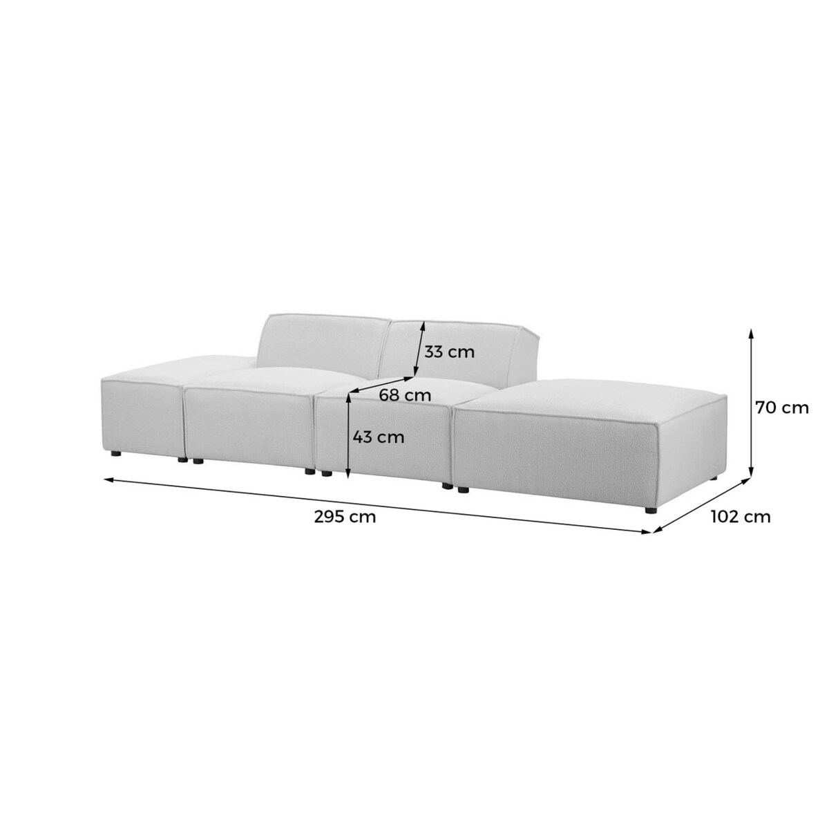 Sofa modułowa Mojo-Velluto 20